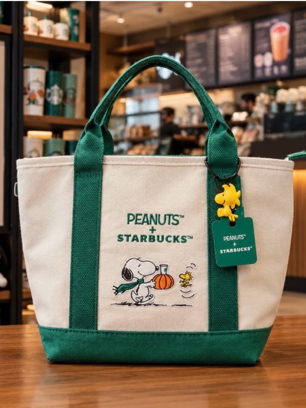 Starbucks x Peanuts Snoopy Mini Tote 2026 Presale - US Seller
